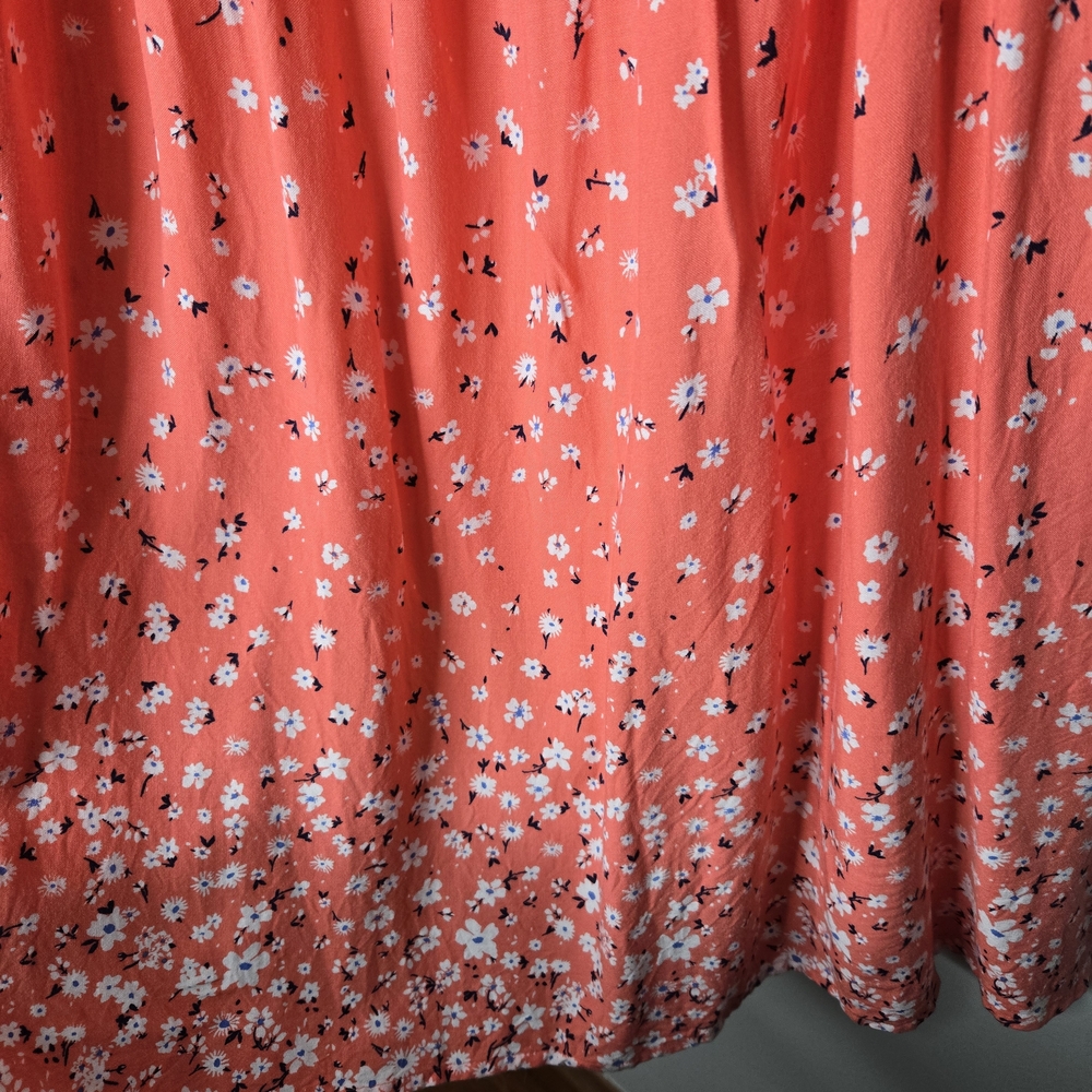 SO Coreal Pink Floral Tank Sun Dress 3X - Picture 5 of 5